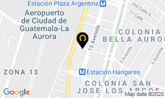 Mapa de Comunicaciones Sertel en Ciudad de Guatemala