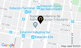 Mapa de Consejeros Legales Asociados,s.a en Ciudad de Guatemala