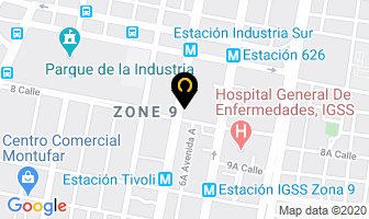 Mapa de Constru-servicios en Ciudad de Guatemala