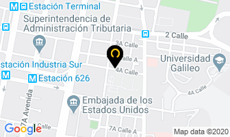 Mapa de Constructora Porres Lessing en Ciudad de Guatemala