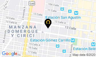 Mapa de Consultorio Casa Central en Ciudad de Guatemala