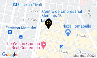 Mapa de Contrastu en Ciudad de Guatemala