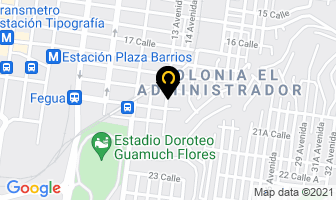 Mapa de Control Aire S.a. en Ciudad de Guatemala
