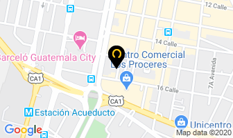 Mapa de Corchos en Ciudad de Guatemala