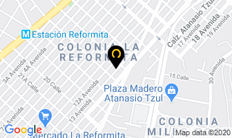 Mapa de Cuspide Bienes Raices en Ciudad de Guatemala