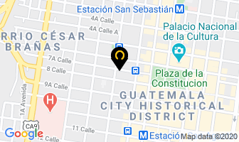 Mapa de De Leon Belter en Ciudad de Guatemala