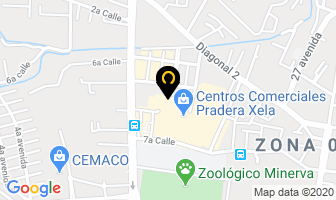 Mapa de Decor en Quetzaltenango
