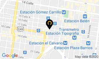 Mapa de Decortex en Ciudad de Guatemala