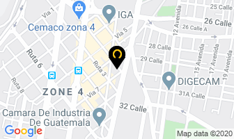 Mapa de Difasa en Ciudad de Guatemala