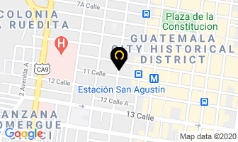 Mapa de Discoteca Impactante en Ciudad de Guatemala