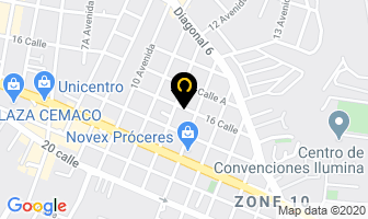 Mapa de Diserpro en Ciudad de Guatemala