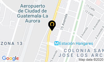 Mapa de Distral Limitida en Ciudad de Guatemala