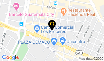Mapa de Drogueria Hillroy en Ciudad de Guatemala