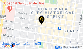 Mapa de Dulceria Misha en Ciudad de Guatemala
