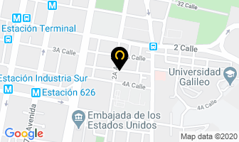 Mapa de Dyccsa en Ciudad de Guatemala