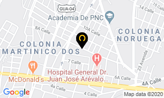 Mapa de Ed Transportes en Ciudad de Guatemala