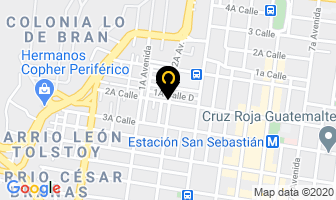 Mapa de El Centro Del Uniforme en Antigua Guatemala