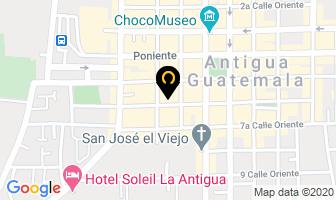 Mapa de El Cofre en Antigua Guatemala