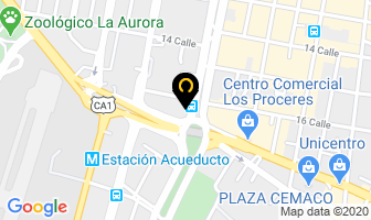 Mapa de El Trabuco en Ciudad de Guatemala