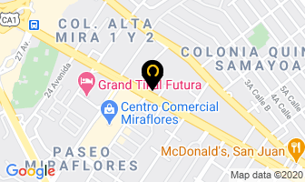 Mapa de Electronica Centroamericana en Ciudad de Guatemala