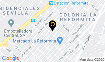 Mapa de Electronica Redis en Ciudad de Guatemala