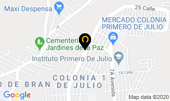 Mapa de Electrosaunas en Ciudad de Guatemala