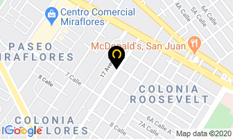 Mapa de Embobinados Santos en Ciudad de Guatemala