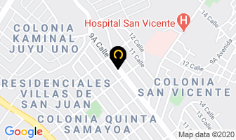 Mapa de Escobar Antonio en Ciudad de Guatemala