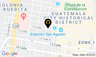 Mapa de Estructuras Metalicas Coyoy en Ciudad de Guatemala