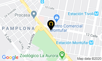 Mapa de Excel Automotriz en Ciudad de Guatemala