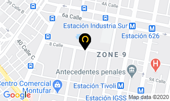 Mapa de Excursiones Calypso en Ciudad de Guatemala