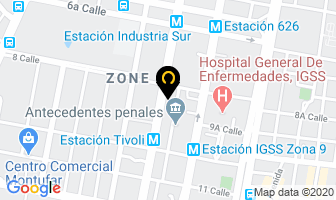 Mapa de Excursiones La Michoacana en Ciudad de Guatemala