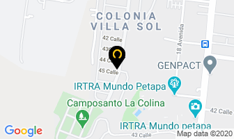 Mapa de Exportadores Unidos en Ciudad de Guatemala