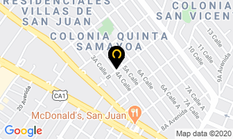 Mapa de ExtÉcnicos De Sears Extegua en Ciudad de Guatemala