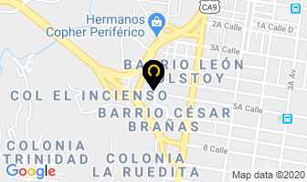 Mapa de Fahornos en Ciudad de Guatemala