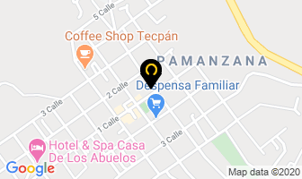 Mapa de Farmacias Batres en Tecpán Guatemala