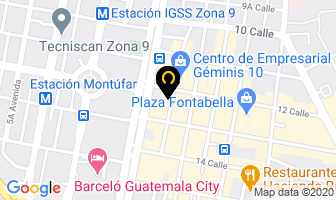Mapa de Fashion Class en Ciudad de Guatemala
