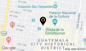 Mapa de Fauna Movil en Ciudad de Guatemala