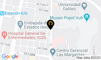 Mapa de Feminity/ Nutrilife en Ciudad de Guatemala