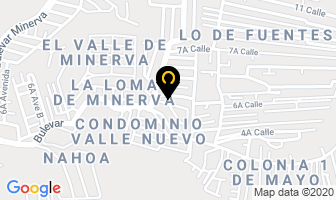 Mapa de Fenix Confectios en Ciudad de Guatemala