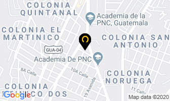 Mapa de Ferrotechos en Ciudad de Guatemala