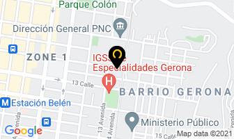 Mapa de Fiesta Total en Ciudad de Guatemala