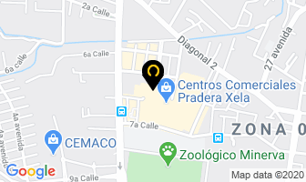 Mapa de Fisioterapia en Quetzaltenango
