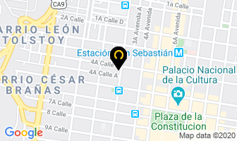 Mapa de Floreria en Ciudad de Guatemala