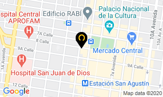 Mapa de Fotocopias Del Centro en Ciudad de Guatemala