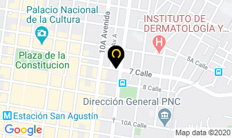 Mapa de Fotomecanica Vidal en Antigua Guatemala