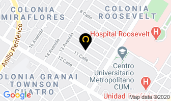 Mapa de Frenos Molina en Ciudad de Guatemala