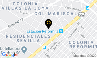Mapa de Fundacion Micros en Ciudad de Guatemala