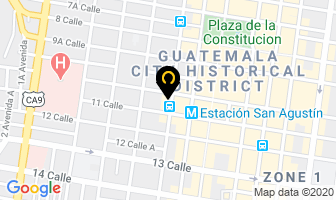 Mapa de Fundacion Visual en Antigua Guatemala