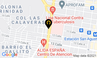 Mapa de Funerales Aguilar en Ciudad de Guatemala